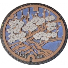 街頭藝術(shù)鑄鐵窨井蓋